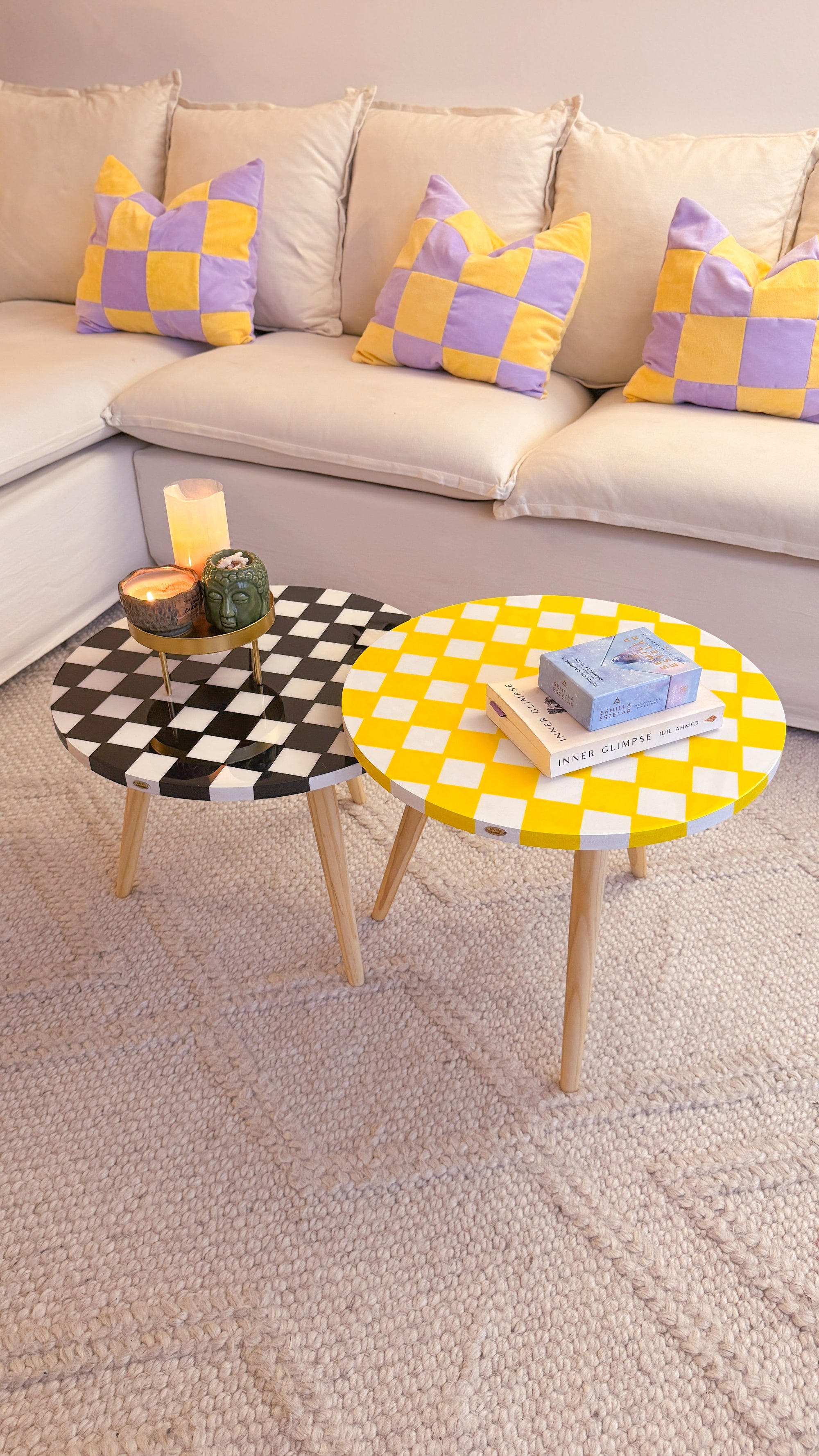 Checkered Duo Yellow & Black