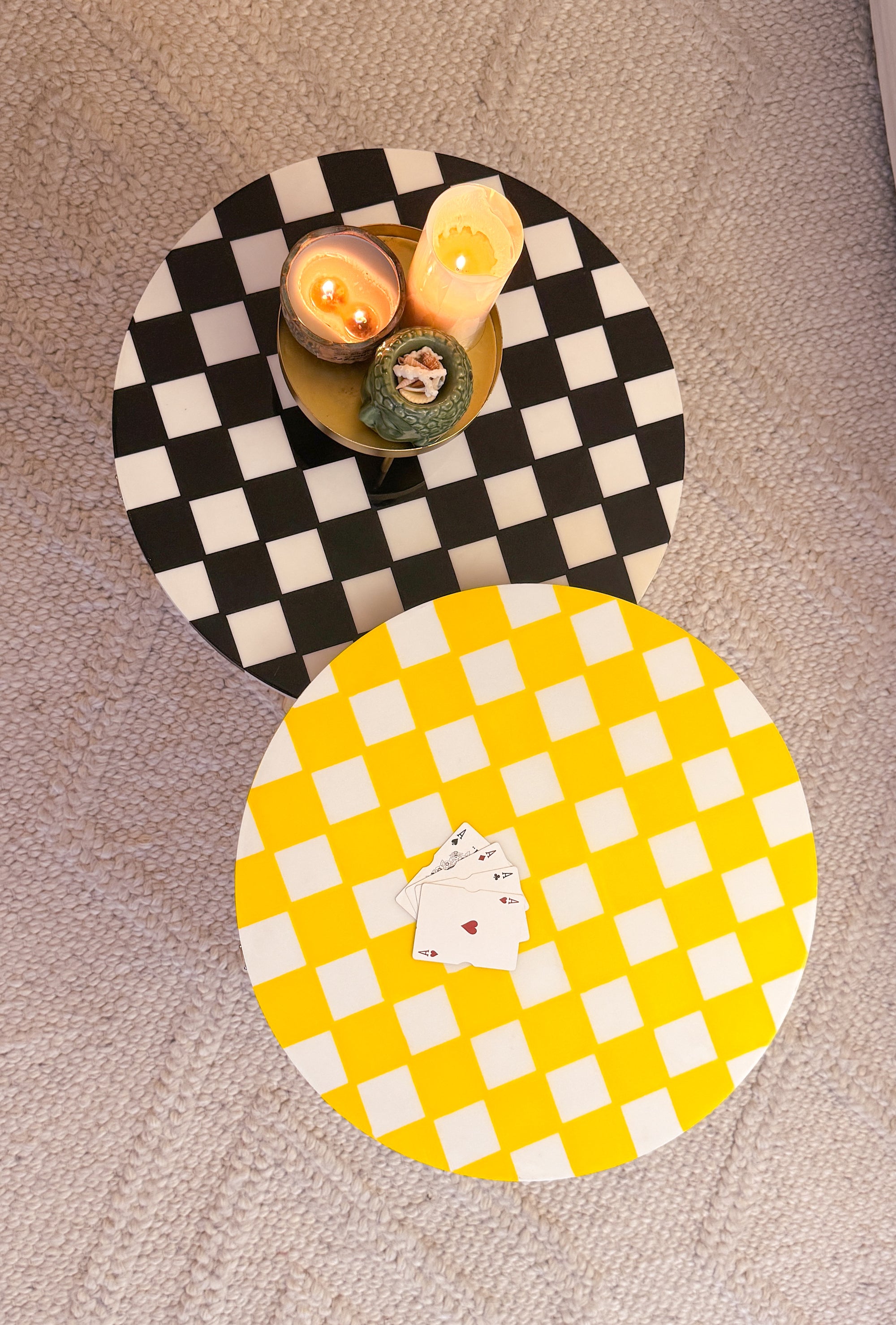 Checkered Duo Yellow & Black