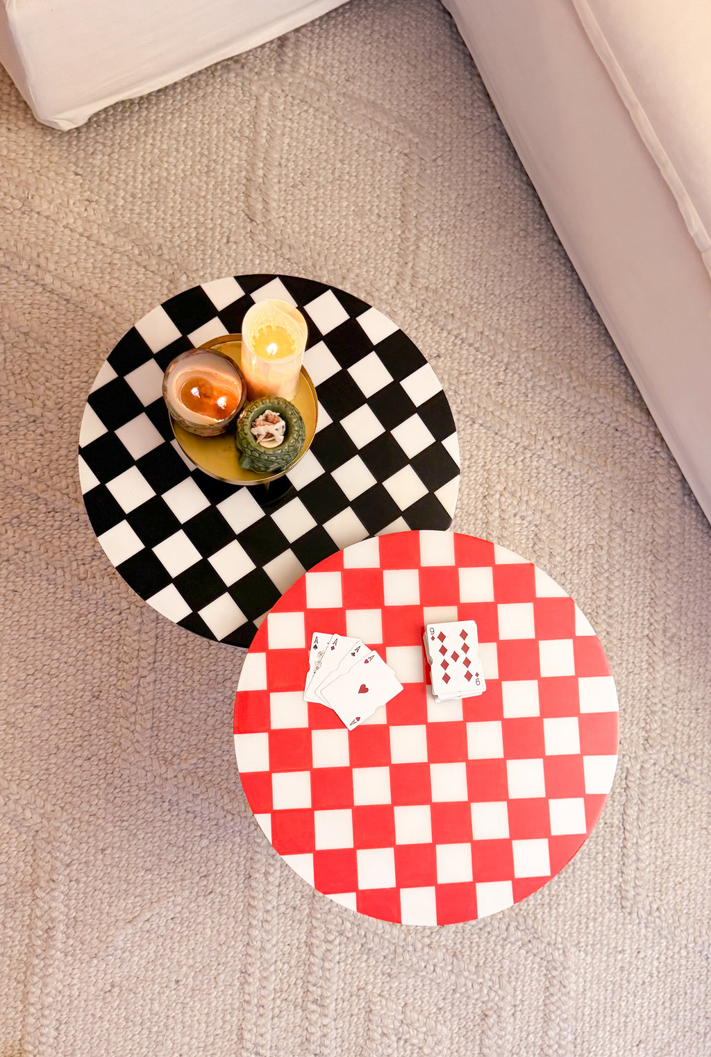 Checkered Duo Red & Black