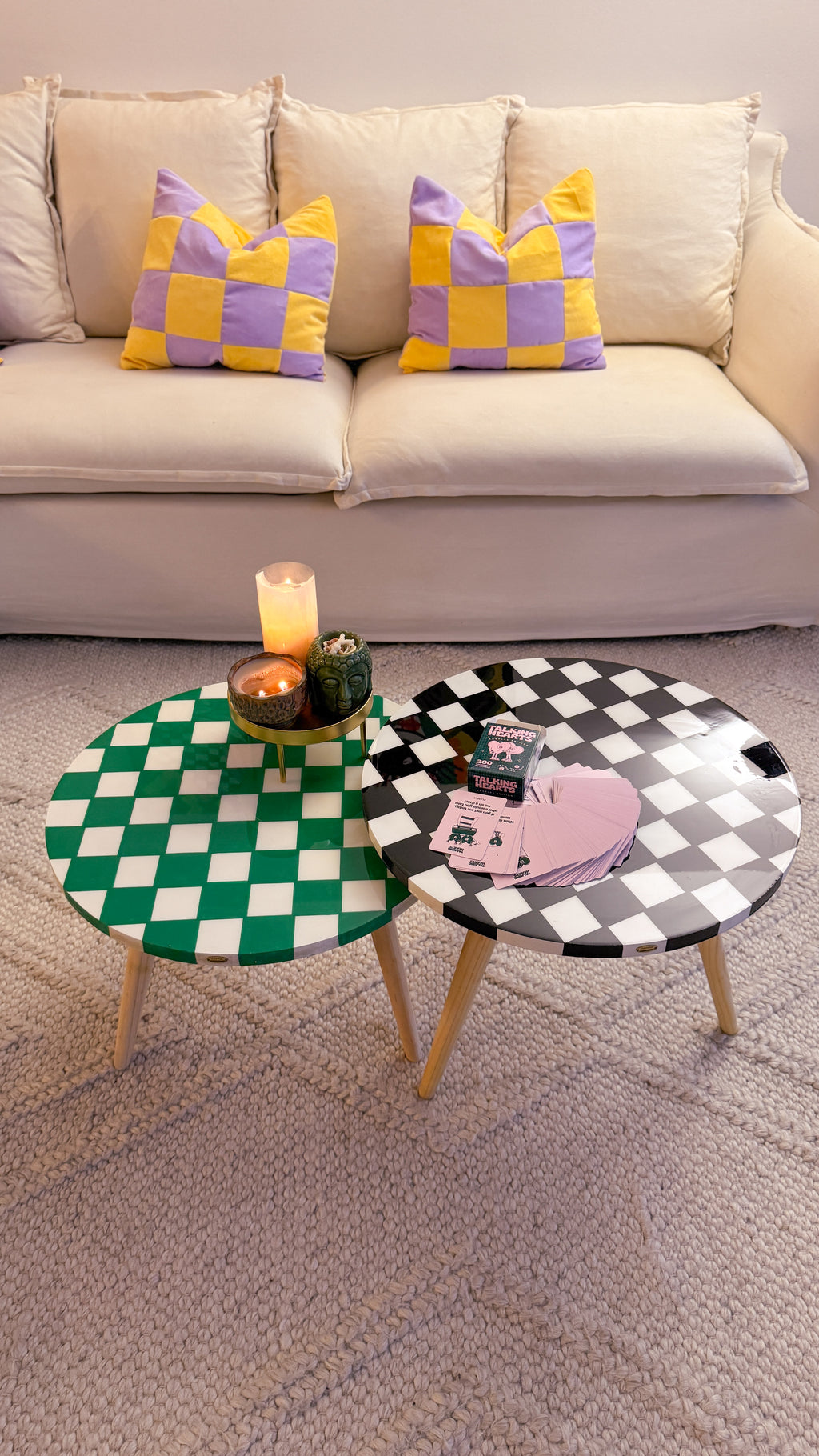 Checkered Duo Green & Black