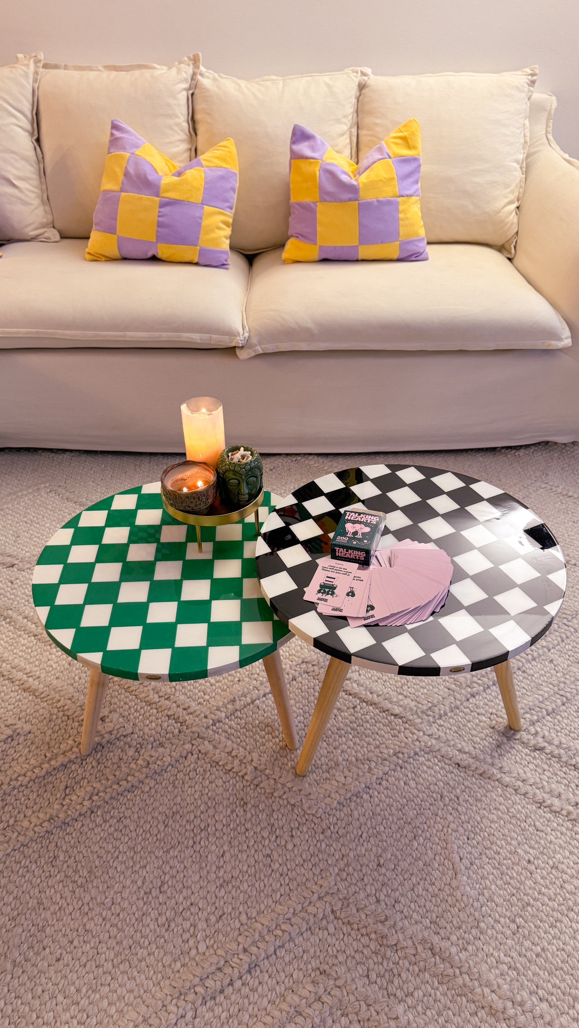 Checkered Duo Green & Black
