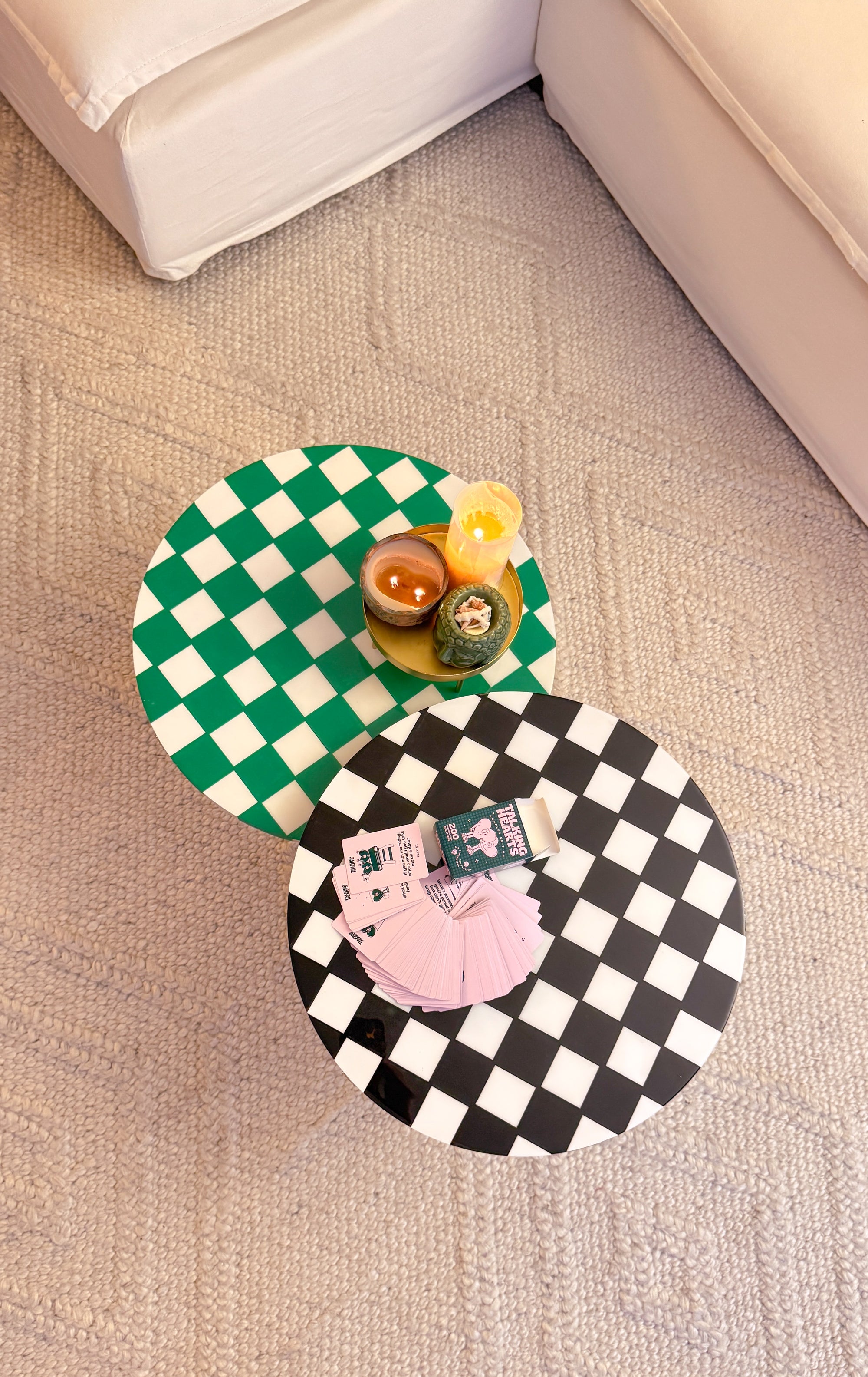 Checkered Duo Green & Black