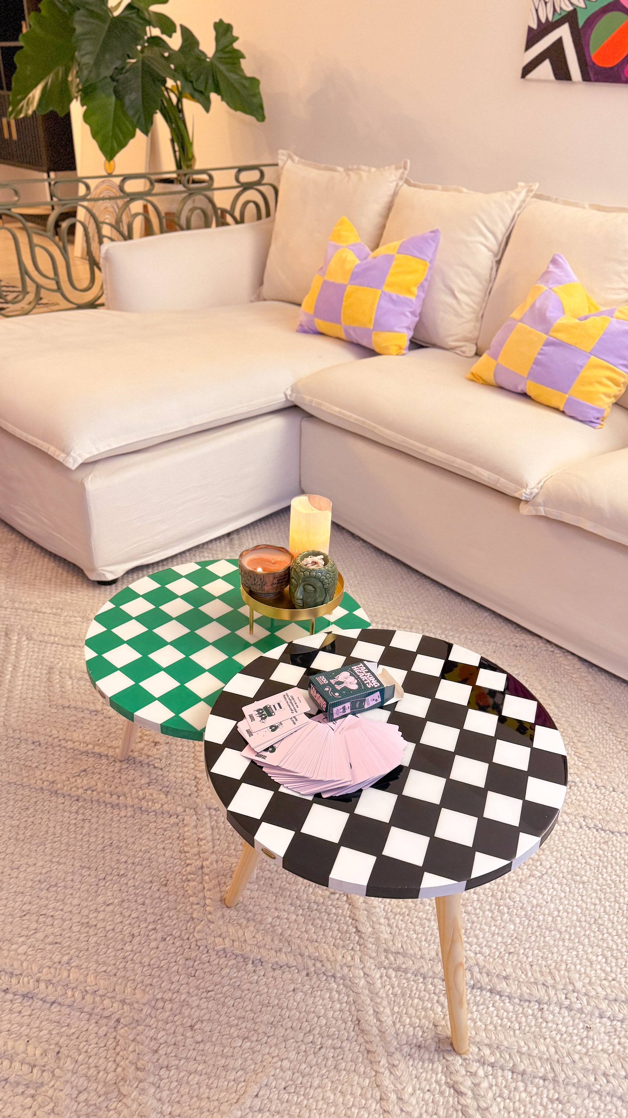 Checkered Duo Green & Black